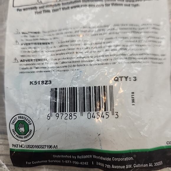 (3-Pk) SharkBite EvoPEX End Stop Push-to-Connect PEX 3/4" Lot of 3 [100] - Picture 12 of 13